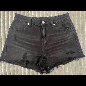Aerie distressed denim shorts